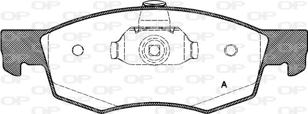 OPEN PARTS Jarrupala, levyjarru BPA0172.30